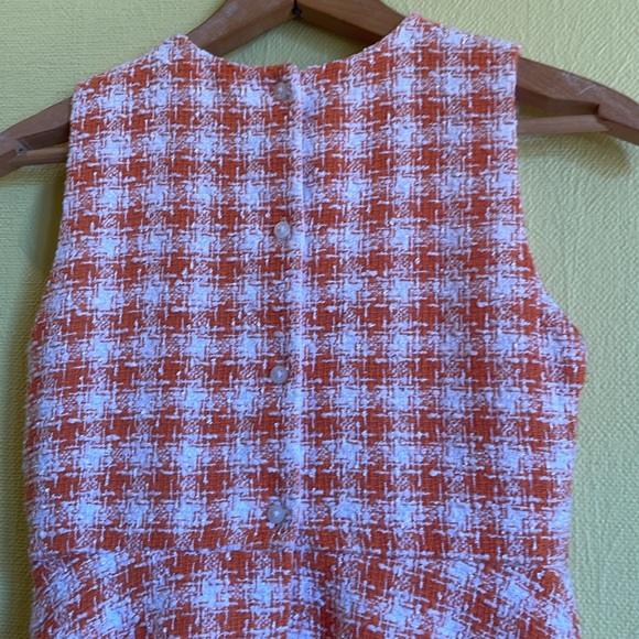 Janie And Jack orange and white tweed - Picture 5 of 8